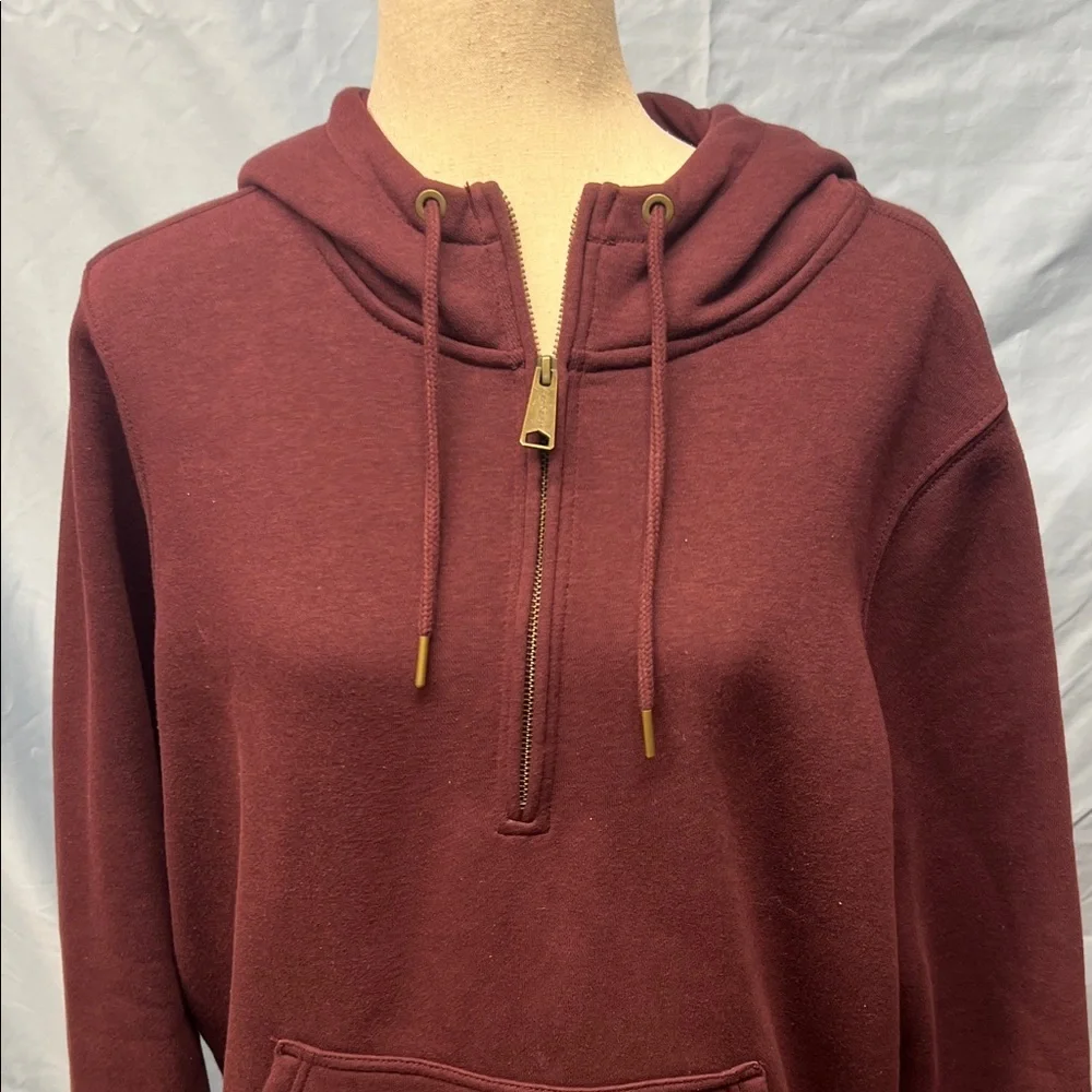Carhartt Burgundy Pullover Hoodie - Picture 4 of 6